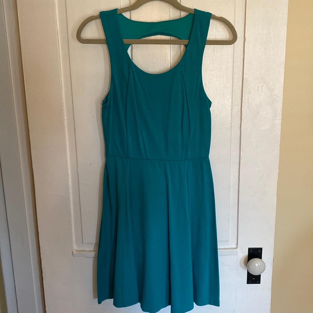 Express teal dress size small
